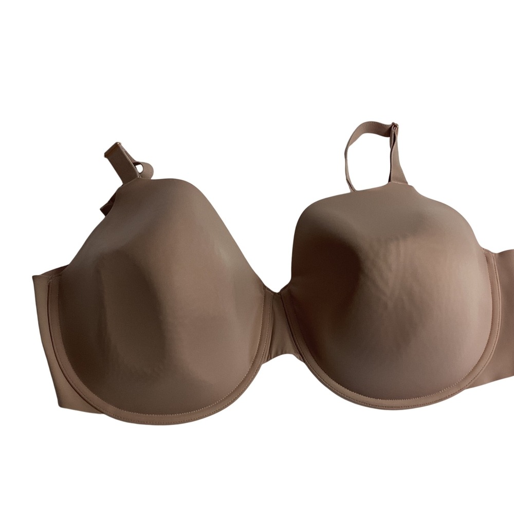 Soma Vanishing 360 Perfect Coverage‎ Bra Full Cup Support 42DDD (F) Beige Nude